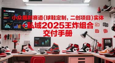小众暴利赛道(球鞋定制，二创项目)实体+私域2025王炸组合 交付手册-一米多聚合推