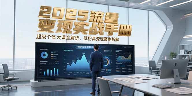 2025流量变现实战手册，超级个体大课全解析，低粉高变现案例拆解-一米多聚合推
