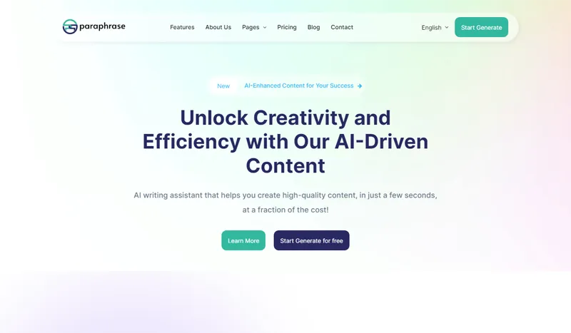 Bootstrap响应式AI写作助手官网源码-一米多聚合推