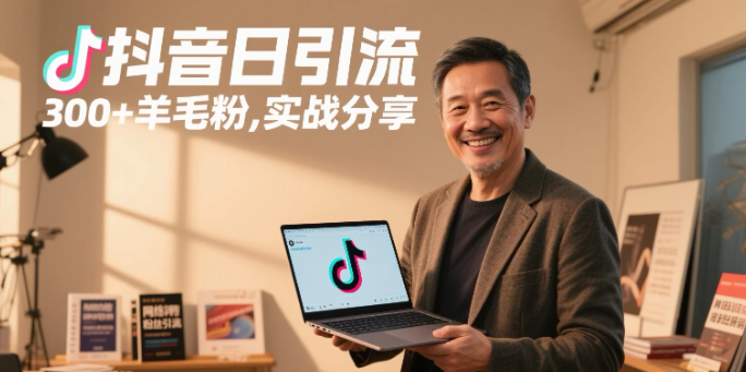 抖音日引300+羊毛粉，实战分享-一米多聚合推
