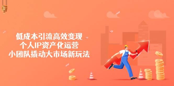 低成本引流高效变现，个人IP资产化运营，小团队撬动大市场新玩法-一米多聚合推